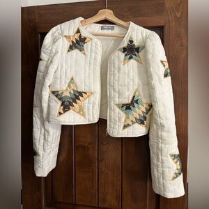 Women’s cropped star jacket.